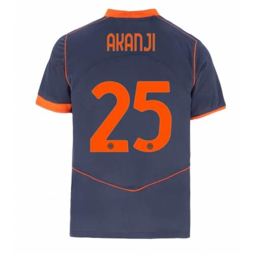 Billige Fotballdrakt Inter Milan Manuel Akanji #25 Replika Tredjedrakt 2025-26 Kortermet Billige Fotballdrakt Inter Milan Manuel Akanji #25 Replika Tredjedrakt 2025-26 Kortermet